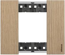 Рамка универсальная Legrand BTicino Living Now 1-м. 2 мод. дерево дуб картинка